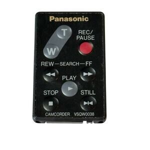 Panasonic Camcorder Remote Control VSQW0038 OEM Tested Works Palmcorder Camera